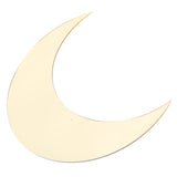 Moon Shape Mirror Wall Sticker Acrylic Decorative Background Decal for Home Office CorridorGold - Close-Up Angle