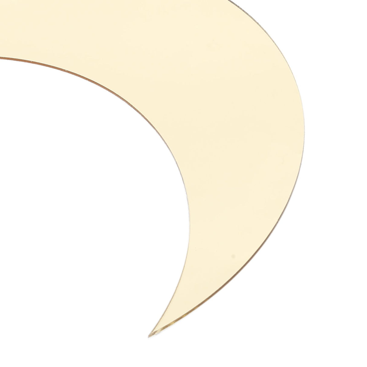 Moon Shape Mirror Wall Sticker Acrylic Decorative Background Decal for Home Office CorridorGold