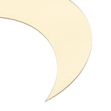 Moon Shape Mirror Wall Sticker Acrylic Decorative Background Decal for Home Office CorridorGold