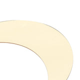 Moon Shape Mirror Wall Sticker Acrylic Decorative Background Decal for Home Office CorridorGold
