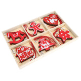 Wooden Hanging Ornaments DIY Christmas Tree Decorative Pendants Decoration AccessoriesJM02033 - Extra Image