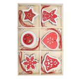 Wooden Hanging Ornaments DIY Christmas Tree Decorative Pendants Decoration AccessoriesJM02034