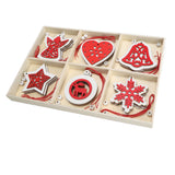 Wooden Hanging Ornaments DIY Christmas Tree Decorative Pendants Decoration AccessoriesJM02034