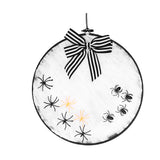 Halloween Embroidery DIY Decorative Cross Stitch Crafts Kit for Home Festival DecorationWith Bowknot - Front View