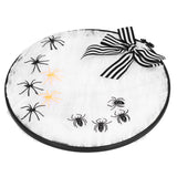 Halloween Embroidery DIY Decorative Cross Stitch Crafts Kit for Home Festival DecorationWith Bowknot