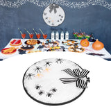 Halloween Embroidery DIY Decorative Cross Stitch Crafts Kit for Home Festival DecorationWith Bowknot