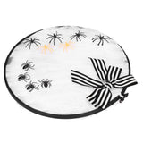 Halloween Embroidery DIY Decorative Cross Stitch Crafts Kit for Home Festival DecorationWith Bowknot