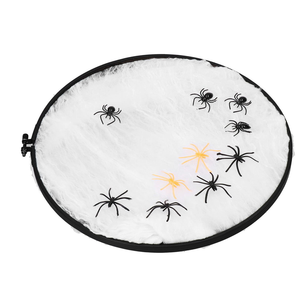 Halloween Embroidery DIY Decorative Cross Stitch Crafts Kit for Home Festival DecorationWithout Bowknot
