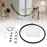 Halloween Embroidery DIY Decorative Cross Stitch Crafts Kit for Home Festival DecorationWithout Bowknot