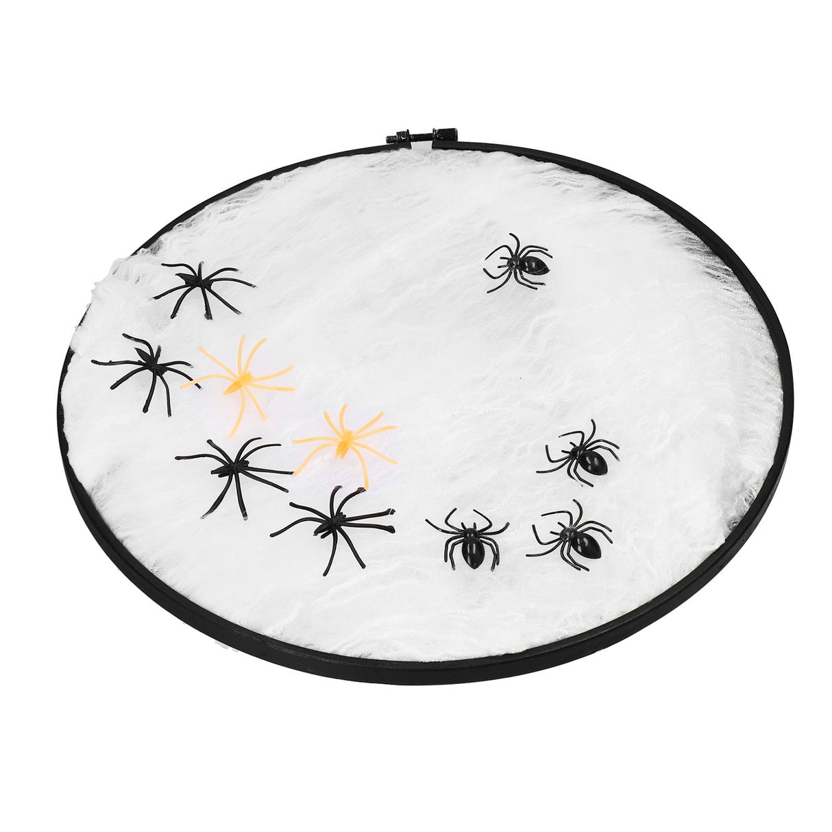Halloween Embroidery DIY Decorative Cross Stitch Crafts Kit for Home Festival DecorationWithout Bowknot