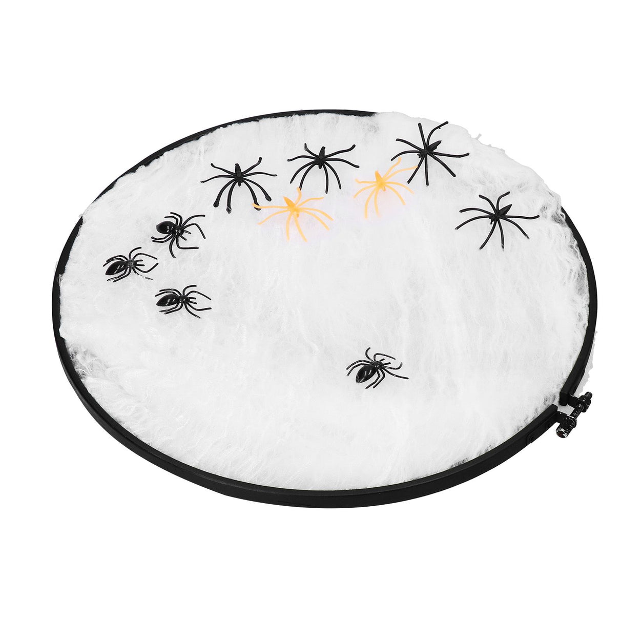 Halloween Embroidery DIY Decorative Cross Stitch Crafts Kit for Home Festival DecorationWithout Bowknot