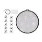 Halloween Embroidery DIY Hanging Decorative Cross Stitch Crafts Ornament for Home FestivalWithout Bowknot