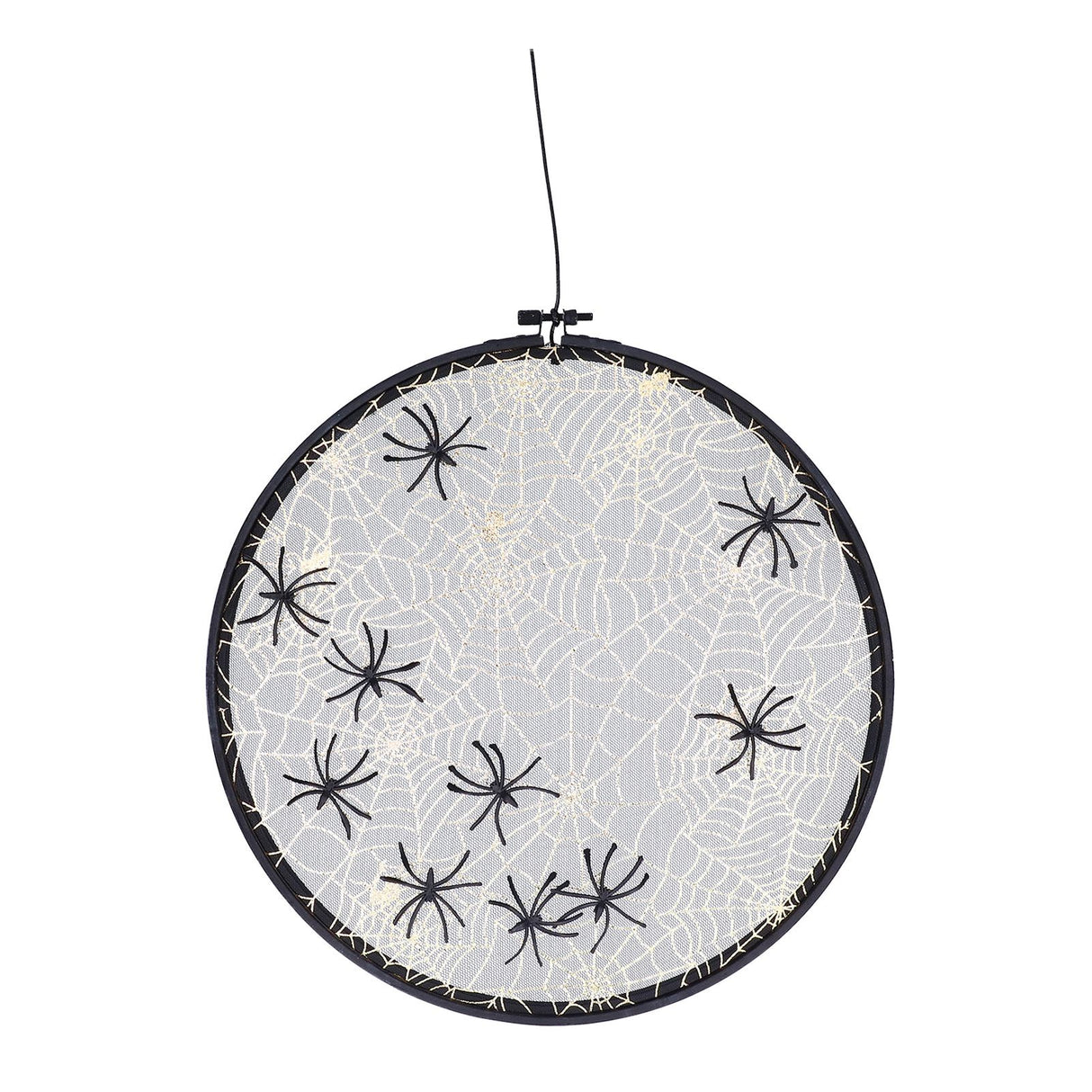 Halloween Embroidery DIY Hanging Decorative Cross Stitch Crafts Ornament for Home FestivalWithout Bowknot