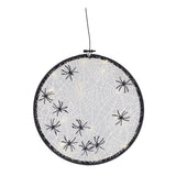 Halloween Embroidery DIY Hanging Decorative Cross Stitch Crafts Ornament for Home FestivalWithout Bowknot