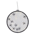 Halloween Embroidery DIY Hanging Decorative Cross Stitch Crafts Ornament for Home FestivalWithout Bowknot