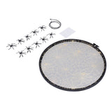 Halloween Embroidery DIY Hanging Decorative Cross Stitch Crafts Ornament for Home FestivalWithout Bowknot