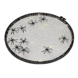 Halloween Embroidery DIY Hanging Decorative Cross Stitch Crafts Ornament for Home FestivalWithout Bowknot - Low Angle