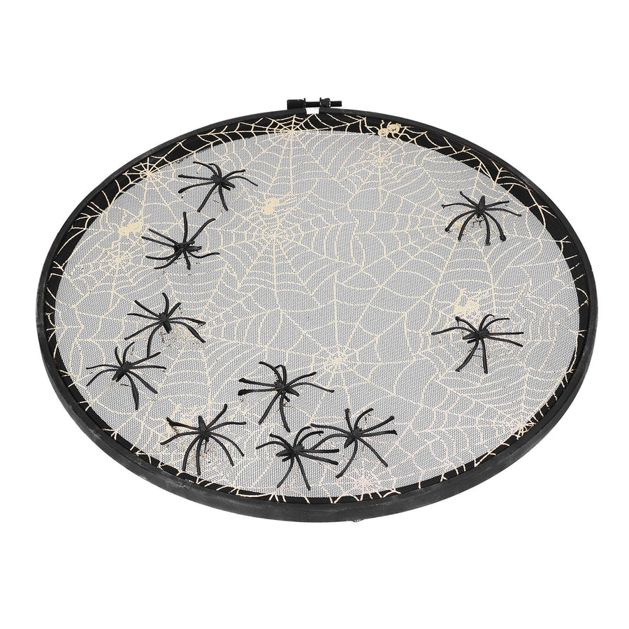 Halloween Embroidery DIY Hanging Decorative Cross Stitch Crafts Ornament for Home FestivalWithout Bowknot