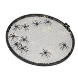 Halloween Embroidery DIY Hanging Decorative Cross Stitch Crafts Ornament for Home FestivalWithout Bowknot