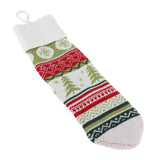 Christmas Decorations Children Sock Ornament Gift Bag Home Decoration for FestivalWhite Rope