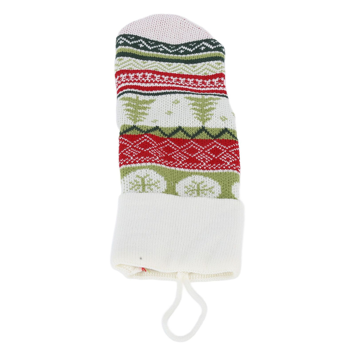 Christmas Decorations Children Sock Ornament Gift Bag Home Decoration for FestivalWhite Rope