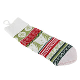 Christmas Decorations Children Sock Ornament Gift Bag Home Decoration for FestivalWhite Rope
