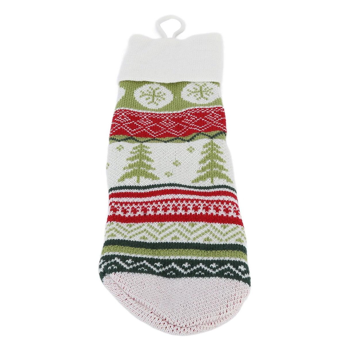 Christmas Decorations Children Sock Ornament Gift Bag Home Decoration for FestivalWhite Rope