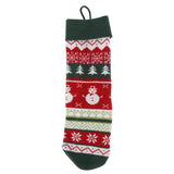 Christmas Decorations Children Sock Ornament Gift Bag Home Decoration for FestivalGreen Rope