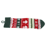 Christmas Decorations Children Sock Ornament Gift Bag Home Decoration for FestivalGreen Rope - Extra Image