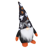 Halloween Gnome Plush Decor Handmade Eco Friendly Portable Durable Rudolph Faceless Doll for Home Party TableWizard - Front View