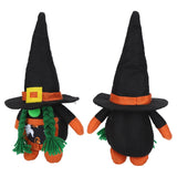Halloween Gnome Plush Decor Handmade Eco Friendly Portable Durable Rudolph Faceless Doll for Home Party TableWitch