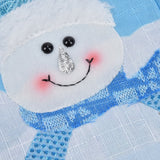 Cute Hanging Christmas Sock Luminous Candies Bag Gift Stocking with Hook for FestivalSnowman Type - Extra Image