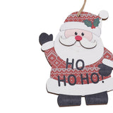 DIY Christmas Ornament Wooden Christmas Tree Decoration for Spring Festival HomeElder - Extra Image