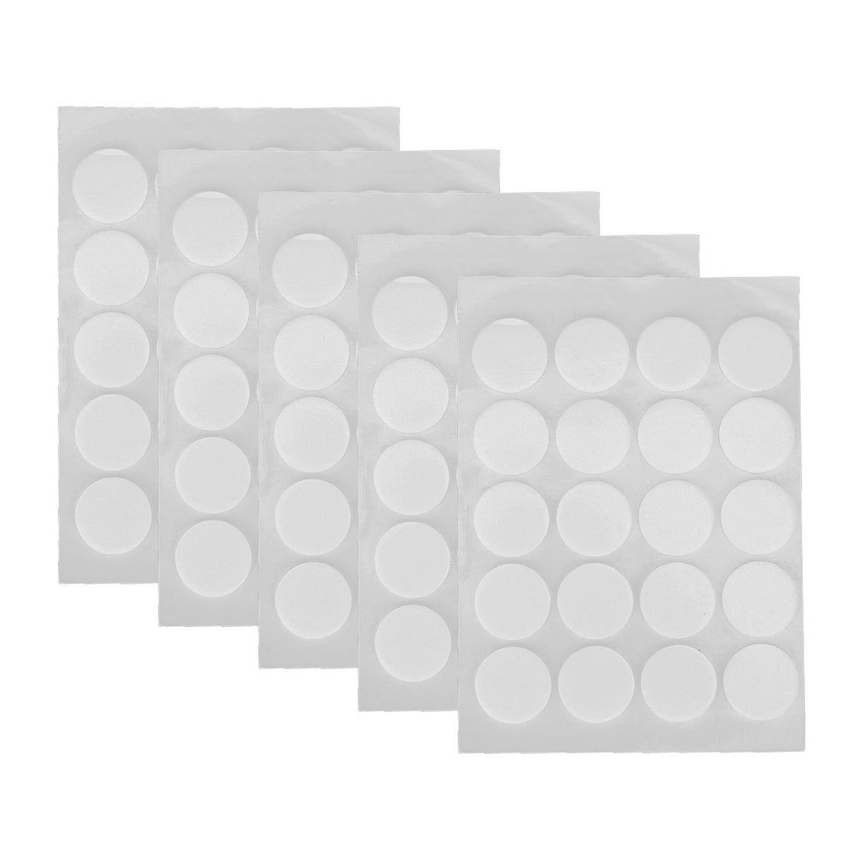 200Pcs Candle Wick Stickers Heat Resistant Double Sided Tape Sticker for Candle MakingWhite Bottom