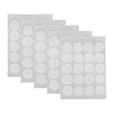 200Pcs Candle Wick Stickers Heat Resistant Double Sided Tape Sticker for Candle MakingWhite Bottom