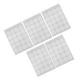 200Pcs Candle Wick Stickers Heat Resistant Double Sided Tape Sticker for Candle MakingWhite Bottom