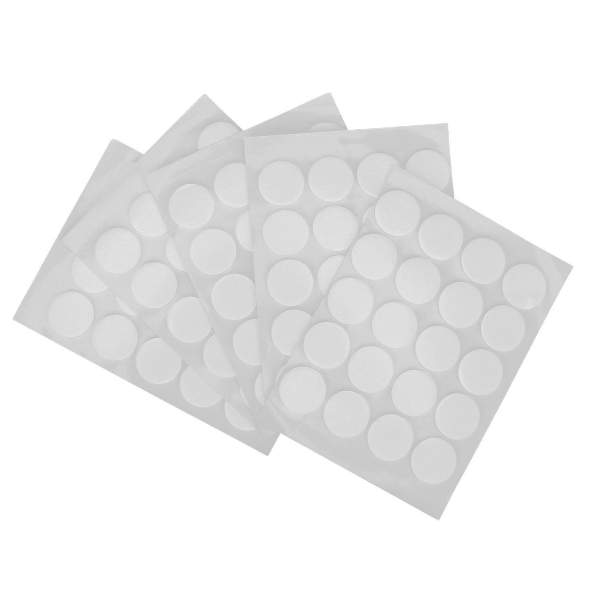 200Pcs Candle Wick Stickers Heat Resistant Double Sided Tape Sticker for Candle MakingWhite Bottom