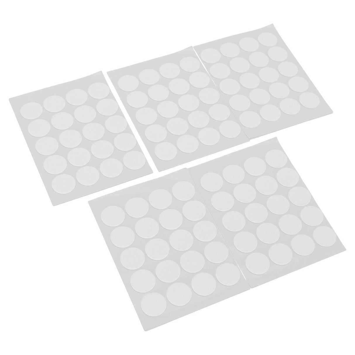 200Pcs Candle Wick Stickers Heat Resistant Double Sided Tape Sticker for Candle MakingWhite Bottom