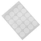 200Pcs Candle Wick Stickers Heat Resistant Double Sided Tape Sticker for Candle MakingWhite Bottom