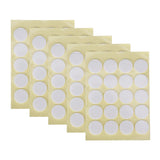 200Pcs Candle Wick Stickers Heat Resistant Double Sided Tape Sticker for Candle MakingYellow Bottom
