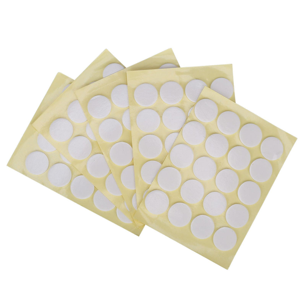 200Pcs Candle Wick Stickers Heat Resistant Double Sided Tape Sticker for Candle MakingYellow Bottom