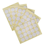 200Pcs Candle Wick Stickers Heat Resistant Double Sided Tape Sticker for Candle MakingYellow Bottom