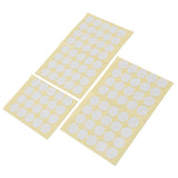 200Pcs Candle Wick Stickers Heat Resistant Double Sided Tape Sticker for Candle MakingYellow Bottom