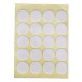 200Pcs Candle Wick Stickers Heat Resistant Double Sided Tape Sticker for Candle MakingYellow Bottom