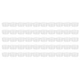 50Pcs DIY Plastic Candle Mold Transparent Heat Resistant Candle Making Container AccessoryRound Shape