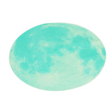 Cyan Green Light Moon Design Fluorescent Wall Sticker Self Adhesive Decorative Sticker Decal