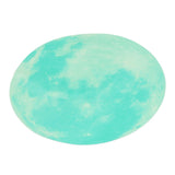 Cyan Green Light Moon Design Fluorescent Wall Sticker Self Adhesive Decorative Sticker Decal - Extra Image