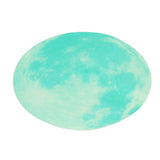 Cyan Green Light Moon Design Fluorescent Wall Sticker Self Adhesive Decorative Sticker Decal