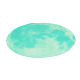 Cyan Green Light Moon Design Fluorescent Wall Sticker Self Adhesive Decorative Sticker Decal