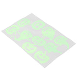 Halloween Fluorescent Wall Sticker Self Adhesive Decorative Sticker with Witch Pumpkin Pattern